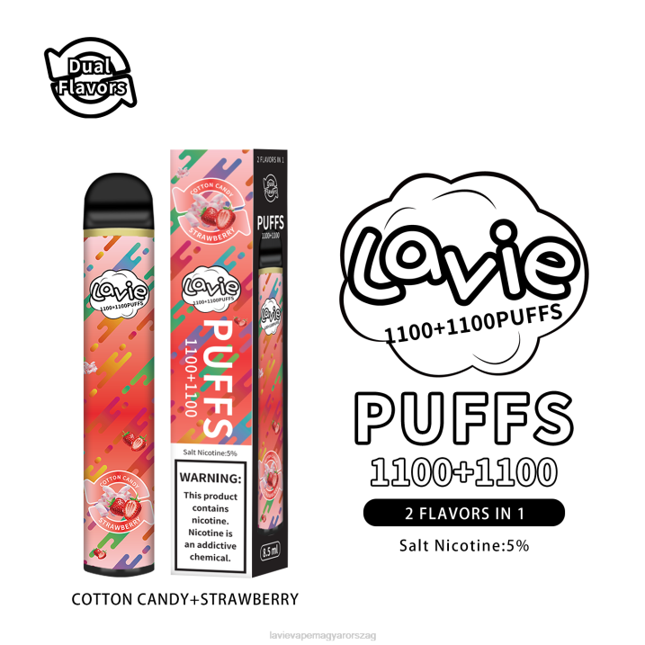 BJV0293 Lavie Vape Ár | vattacukor/eper LAVIE BAR Switch 2200 fújás